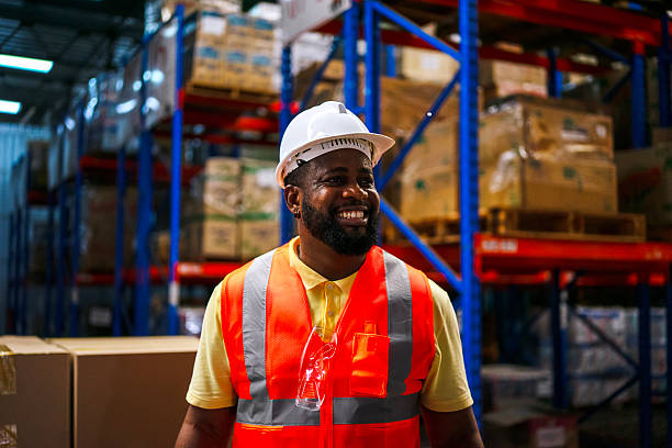 istock Logistics employees are working warehouse. 2217960565