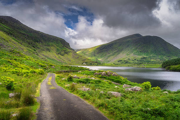 istock A Tranquil Mountain Landscape Showcasing Lush Greenery With a Beautifully Serene Lake View Right Ahead 2217965212