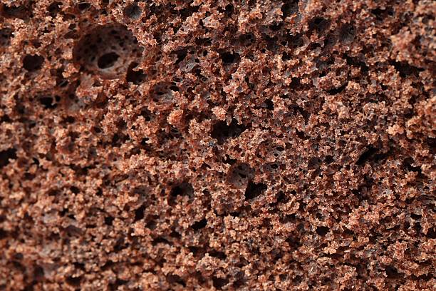 istock Tasty chocolate sponge cake as background, closeup 2217981471