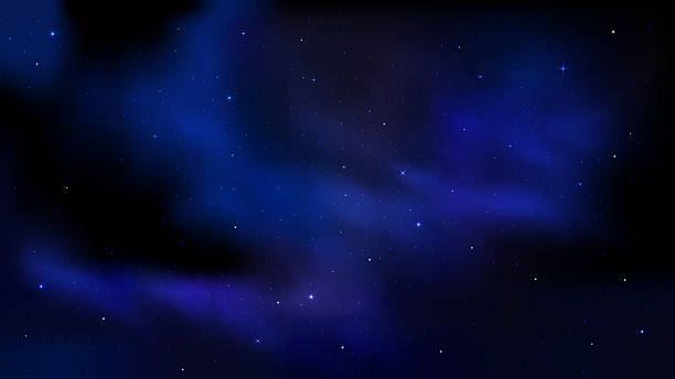 istock Starry Galaxy Universe Background – Night Sky with Nebula, Milky Way, Shiny Stars and Cosmic Space, Vector Illustration 2217986963