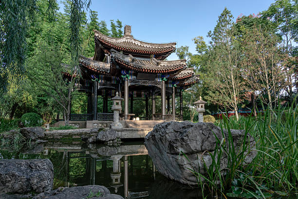 istock Traditional Chinese Architecture Pavilion at Kunming World Expo Park 2217989892