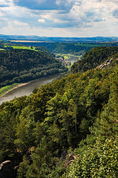 istock In the background is the Elbe River in Saxony, southeast Germany. 2217995458