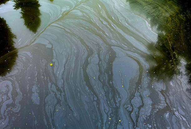 Fuel spilt on the L'Oust in Montertelot, France