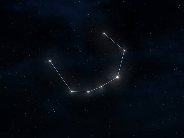 istock Constellation Corona Borealis in the night sky. 2217999807