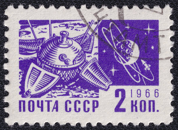 Spaceships on black background, three dimensional computer image