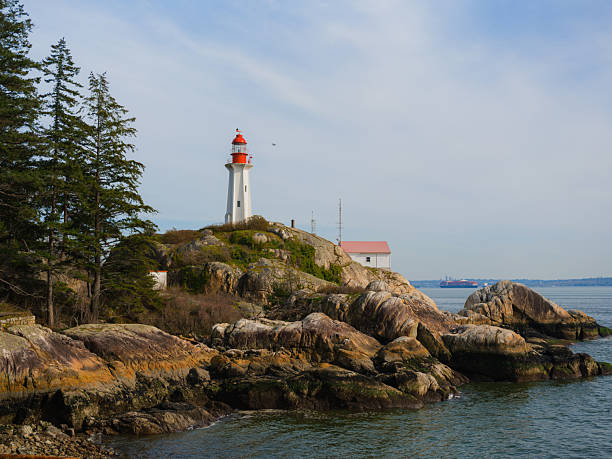 istock Scenic view of Lighthouse Park in Vancouver, Canada 2218002935
