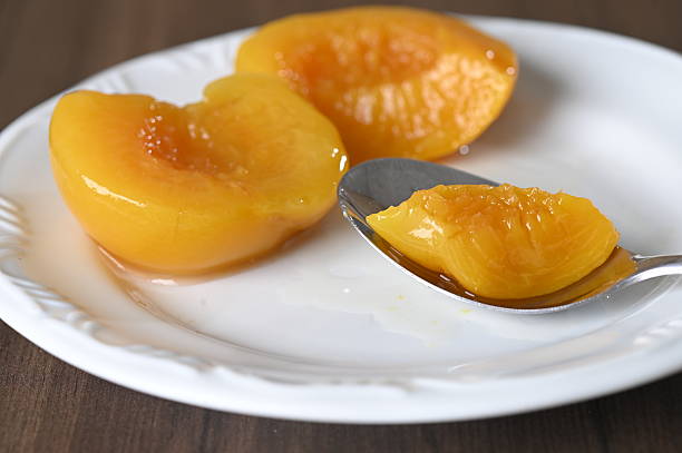 istock Peach in syrup natural nutritious tasty fruit 2218004377