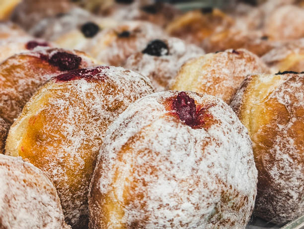 istock freshly baked sweet filled donuts 2218004524