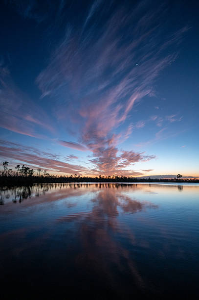 istock Venus and dramatic twilight cloudscape over lake in Everglades National Park. 2218014246