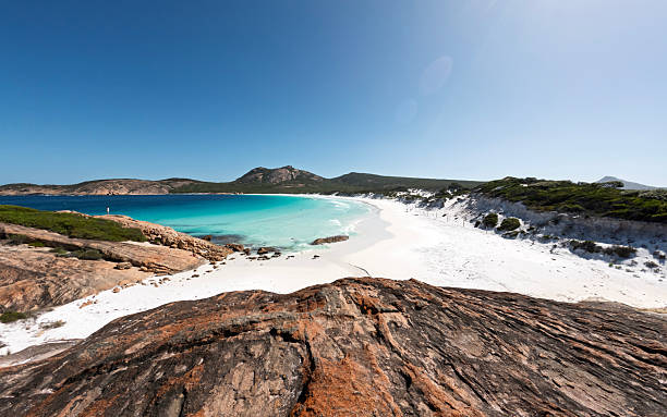 istock Hellfire Bay Secluded White Sand Beach with Turquoise Waters and Granite Boulders in Cape Le Grand National Park, Western Australia 2218014433