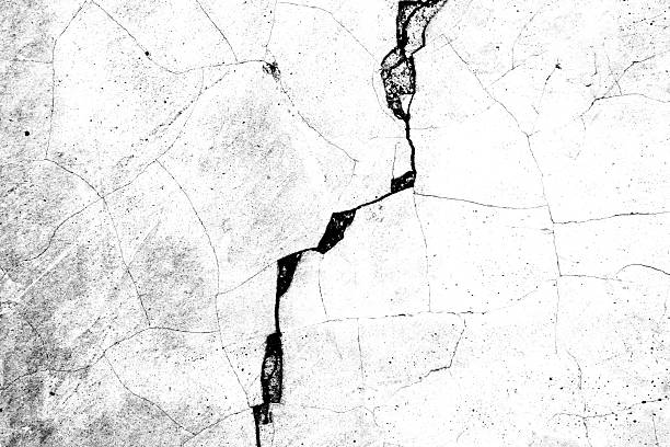 Abstract grunge cracked concrete wall distressed texture background