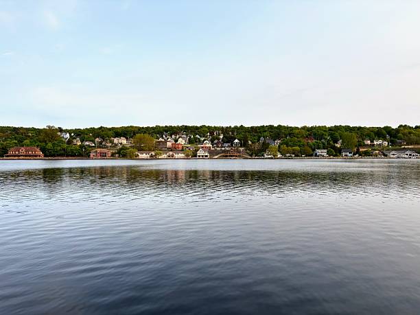 Keweenaw Waterway in Houghton, Michigan