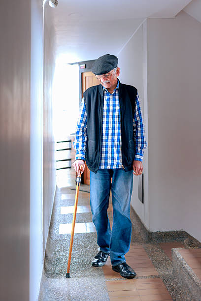 istock A 77-year-old Senior Indian Man With Walking Cane 2218028772