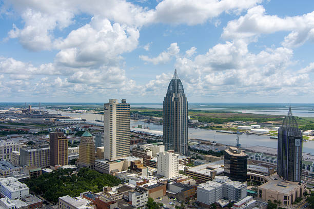 istock The Downtown Mobile, Alabama skyline 2218047970