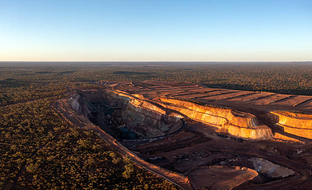 istock Aerial View from the old iron ore mine, Western Australia 2218048122