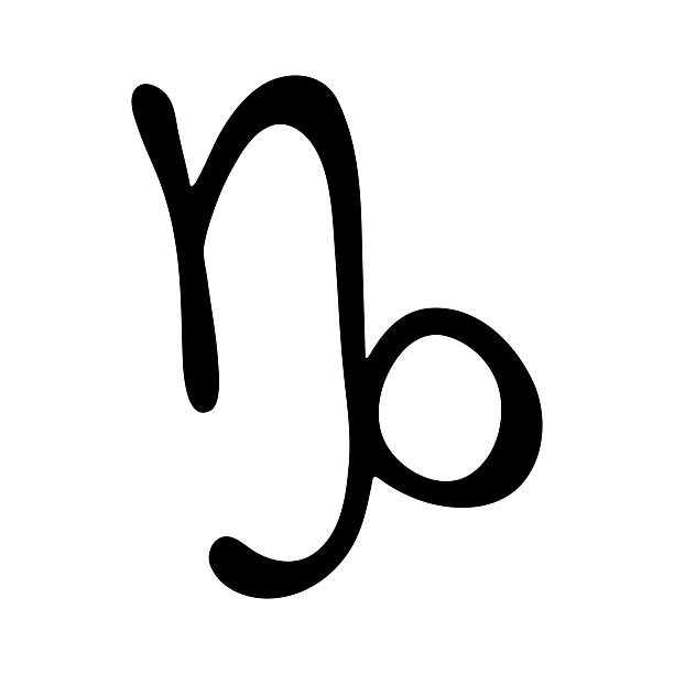istock Hand drawn capricorn zodiac sign Esoteric symbol doodle Astrology clipart Element for design 2218057334