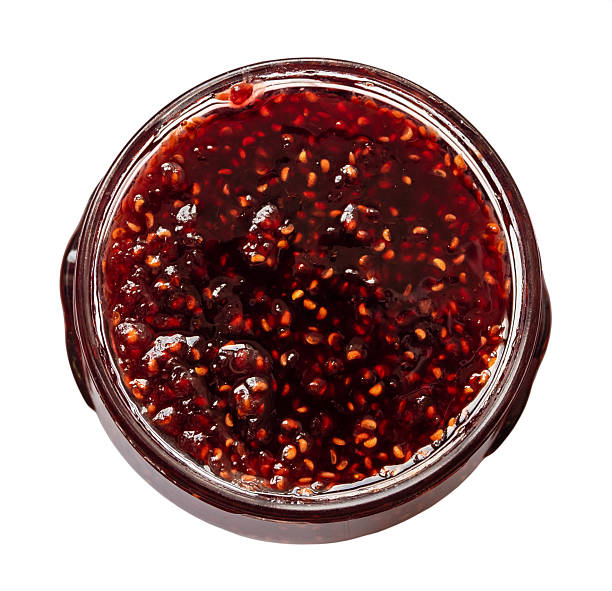 istock top view of glass jar with raspberry jam cutout 2218058077