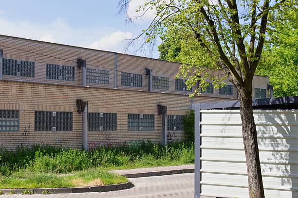 istock A two-story building with many windows 2218060576