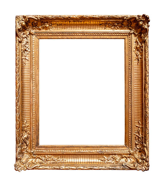 istock vertical wide carved golden picture frame cutout 2218060769