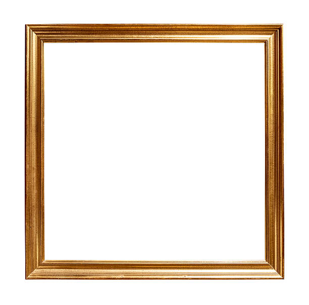 istock square simple narrow golden picture frame cutout 2218060782