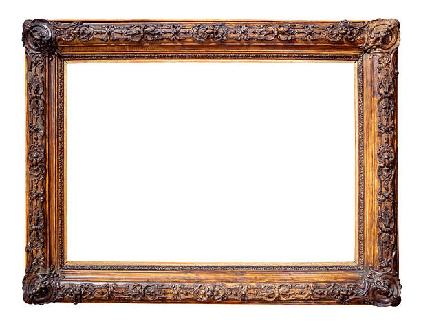 istock antique horizontal wooden picture frame cutout 2218060787