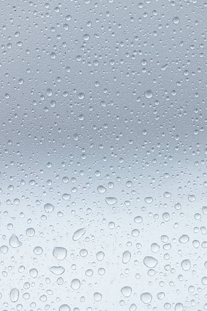 istock water drops on the silver metal surface, abstract background, macro drops after the rain, grey car after carwash 2218065760