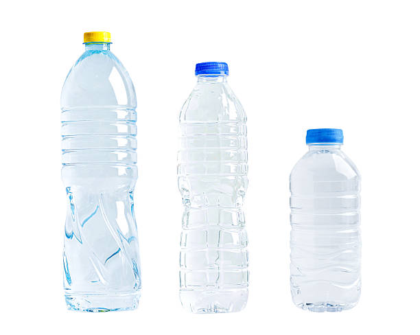 istock Plastic water bottle isolated on white background. 2218067836