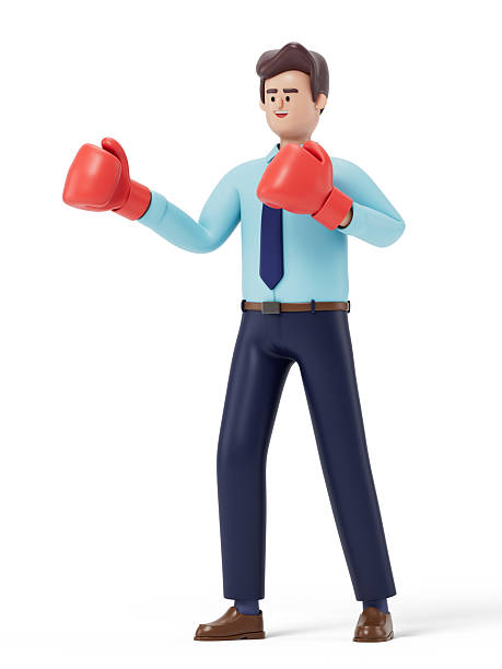 istock Fighting Challenges, Business Battles, Ready for Competition 2218068207