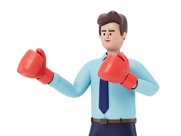 istock Fighting Challenges, Business Battles, Ready for Competition 2218068217