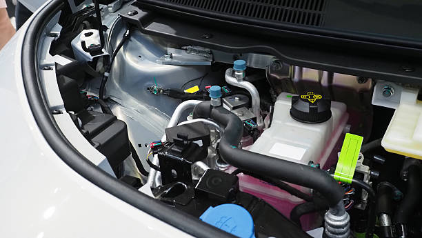 istock a close up view of an electric vehicle's front compartment 2218074633