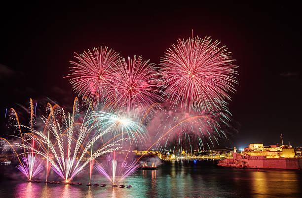 istock Fireworks festival in Malta Valetta 2218081717