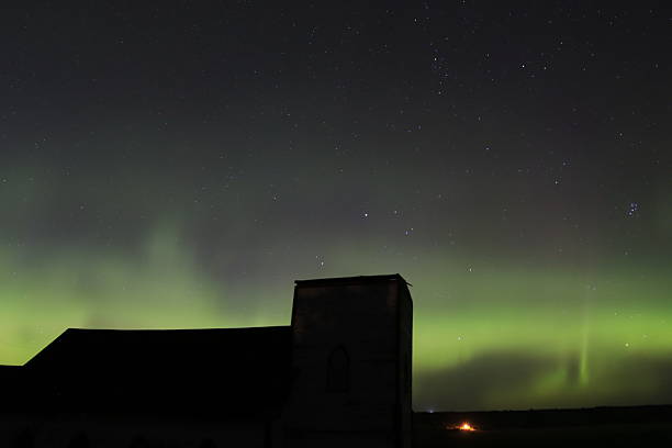 istock Aurora over the Qu'Appelle Valley in Saskatchewan. 2218083644