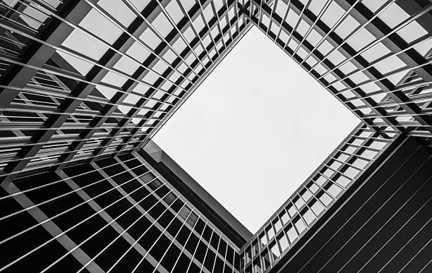 istock Low angle view of a modern office building 2218083923