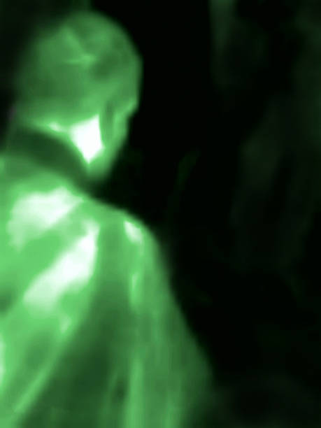 istock Man. Quarter portrait from behind infrared 2218091106