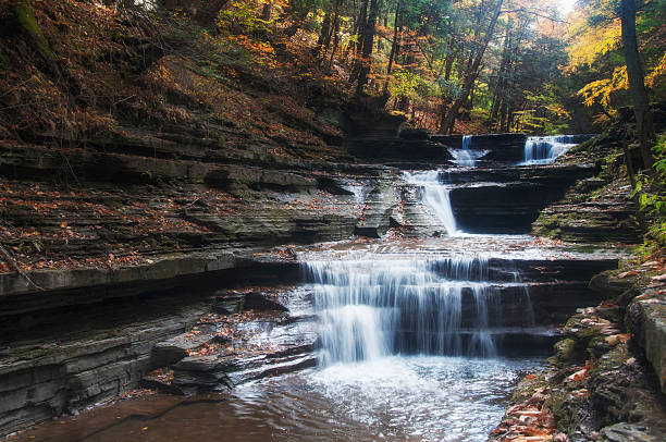 istock buttermilk falls state park and waterfalls in autumn 2218091696