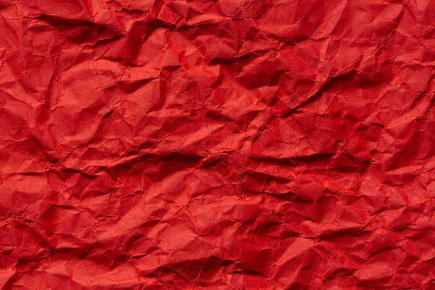 istock Close-up macro red crumpled paper background texture,Red crumpled paper texture background for Design. Wallpaper  for copy space 2218095831
