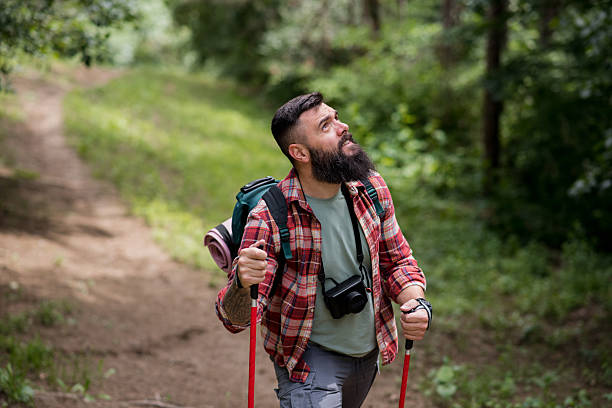 istock Explorer Pauses in National Park 2218107370