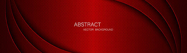 istock Abstract red steel mesh background with red glowing lines with free space for design 2218109062