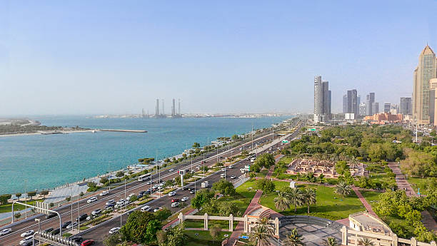 istock Formal Garden  - so named park in Abu Dhabi   in downtown 2218126680