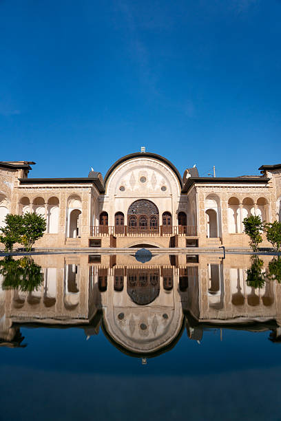 public performance stage in Princess Rong Tomb in Kashgar, Xinjiang Uyghur Autonomous Region, China.