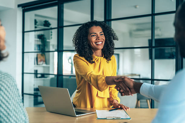 istock Handshake for the new agreement 2218133844