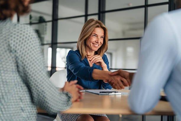 istock Handshake for the new agreement 2218133846