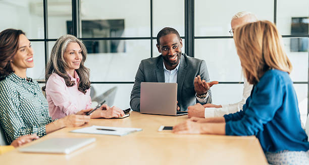 istock Business persons on meeting in the office 2218133847