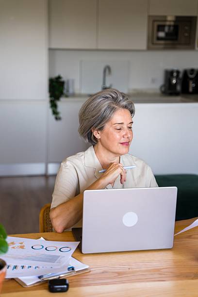 istock Businesswoman working from home 2218145283