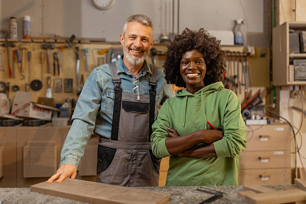 istock Mentorship and creativity in woodworking 2218145289