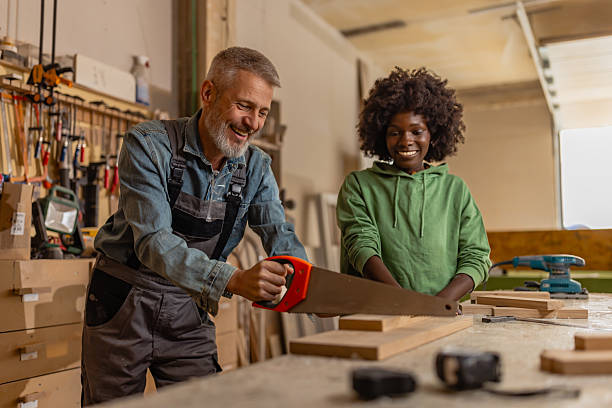 istock Crafting Together: Joy in Woodworking Skills 2218145435