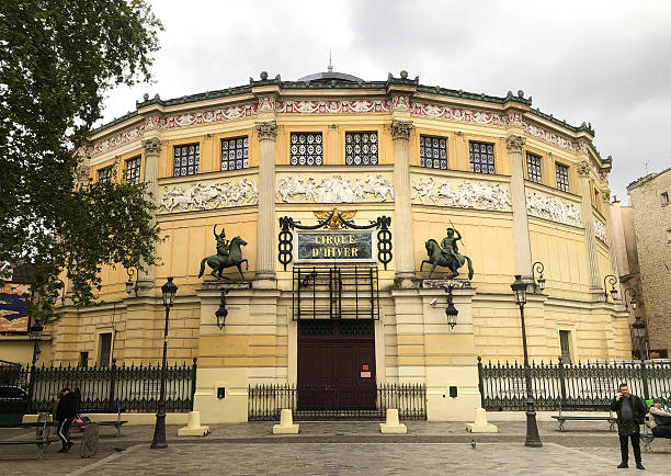 Paris, France: The Cirque d'Hiver on Rue Amelot in the 11th Arrondissement; it’s a venue for circuses, concerts, fashion shows, and dressage.