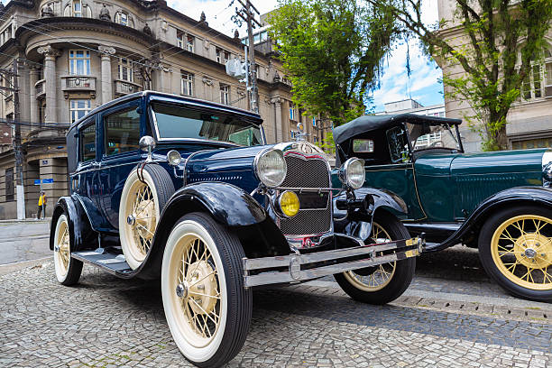 istock Old car from 1929, Cabriolet, vintage. 2218152322