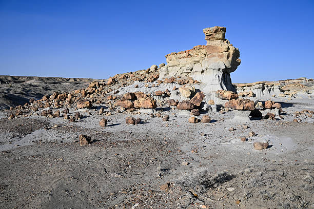 Valley of Dreams in the Bisti/De-Na-Zin Wilderness, New Mexico, USA.