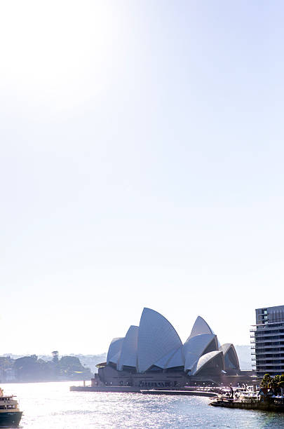 Sydney, Australia -22 Aug, 2015: Sydney Opera House view in Sydney, Australia. The Sydney Opera House is a famous arts center. It was designed by Danish architect Jorn Utzon.